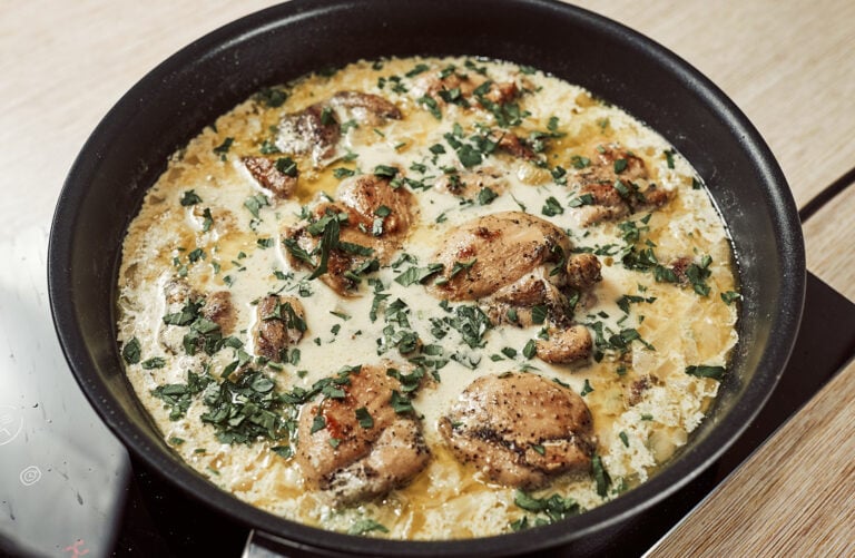 Creamy Mustard Chicken Thighs
