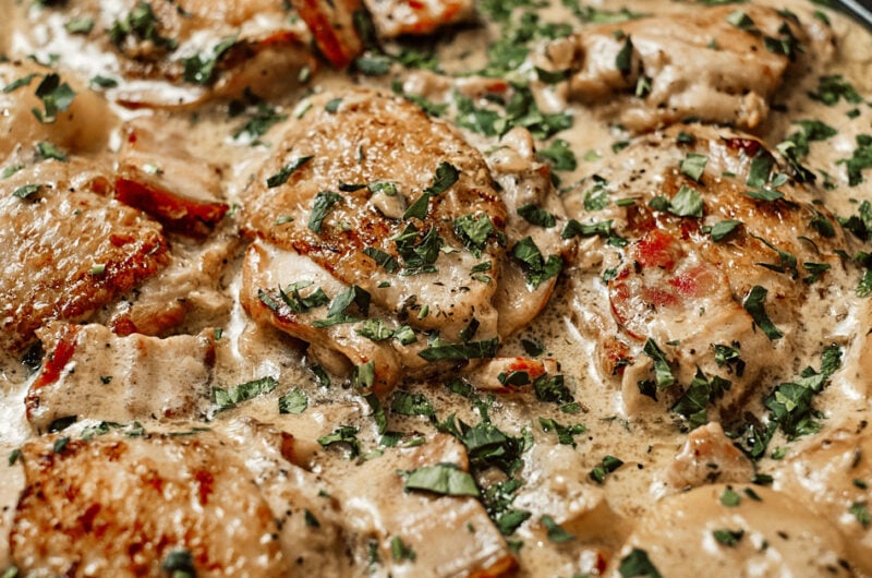 Creamy Dijon Chicken Thighs (One-Pan Recipe)