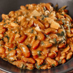 Creamy beans in a bowl