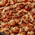 stir fry cabbage with mushrooms