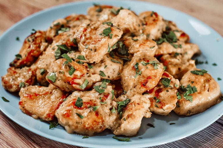 Juicy garlic butter chicken bites