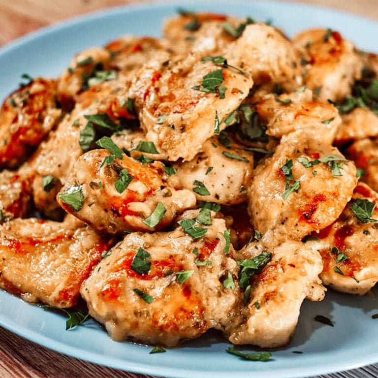 Juicy garlic butter chicken bites