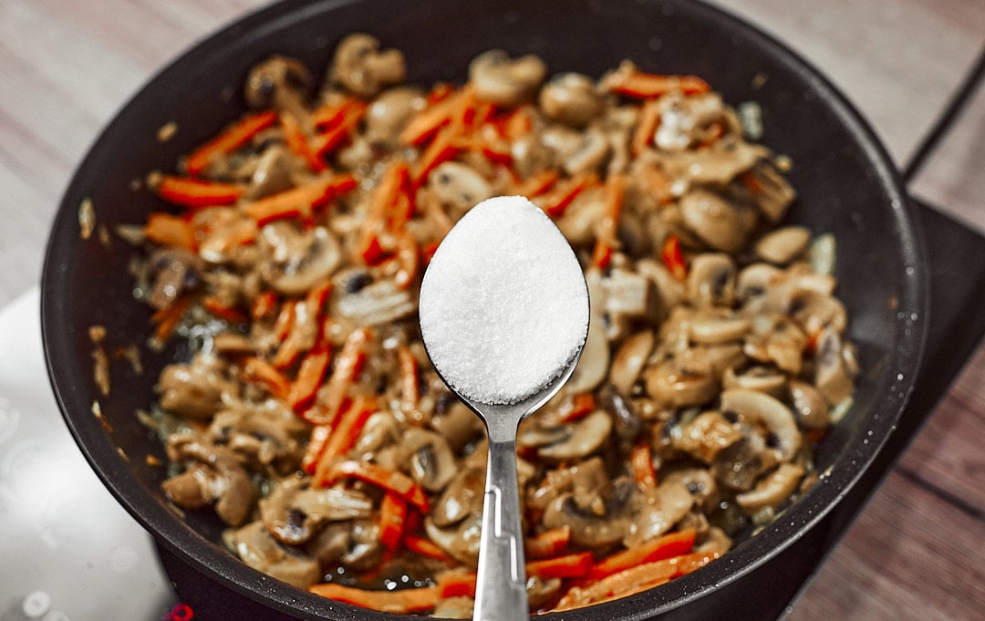 Add salt for cheesy soup