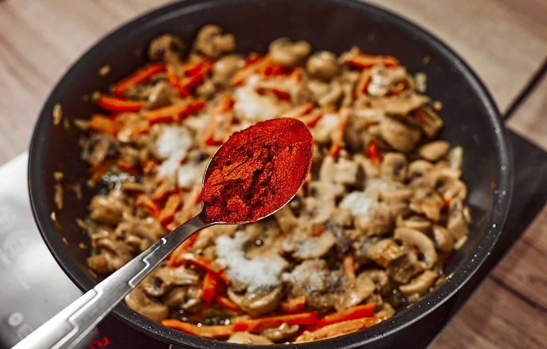 Add smoked paprika for cheesy soup