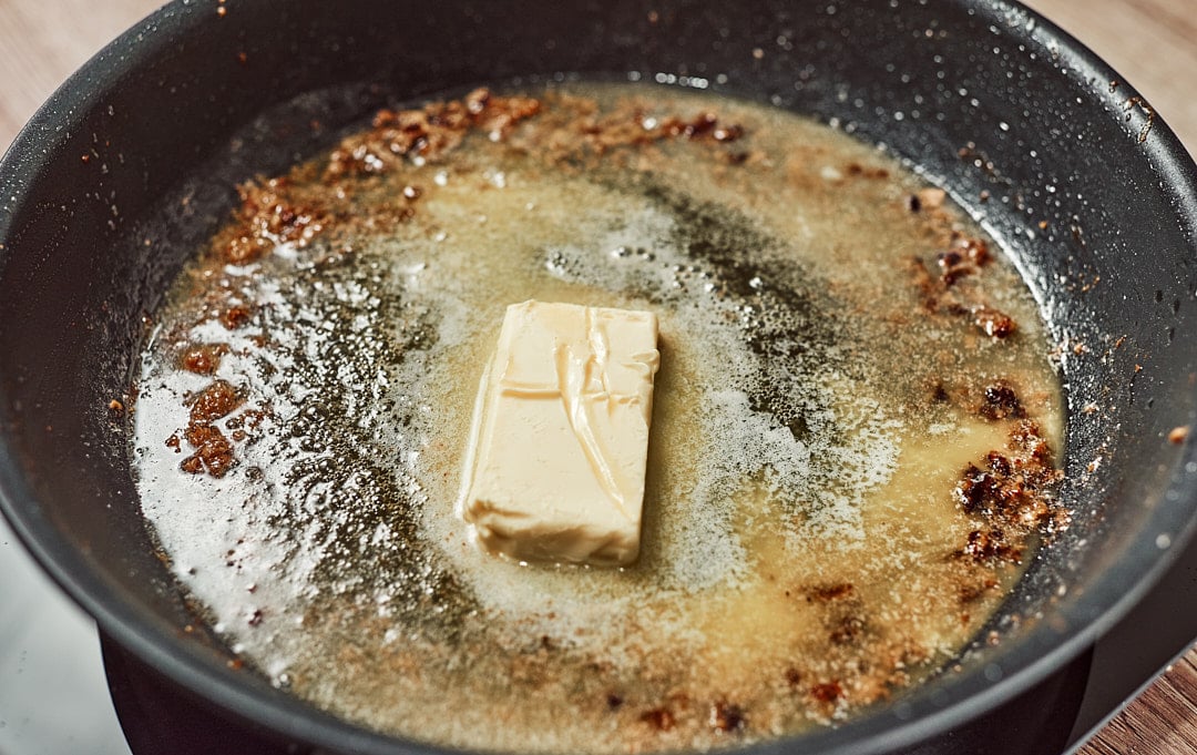 Melt Butter for gravy sauce