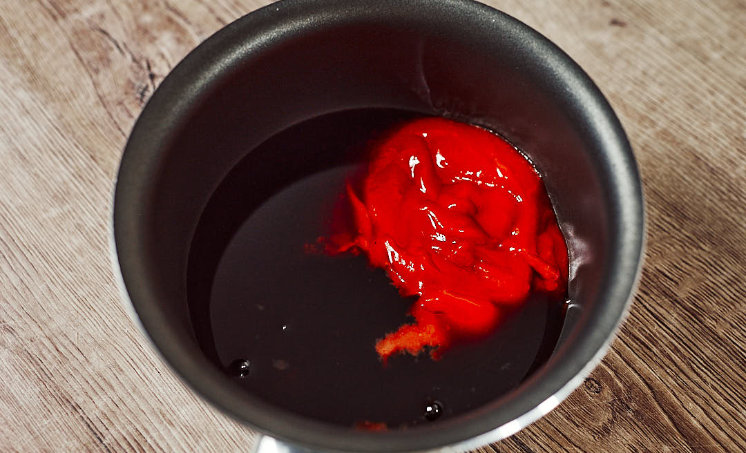 Ketchup and soy sauce for BBQ sauce