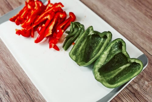 Bell pepper for chicken thighs