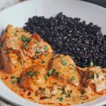 Creamy caramelized onion chicken skillet