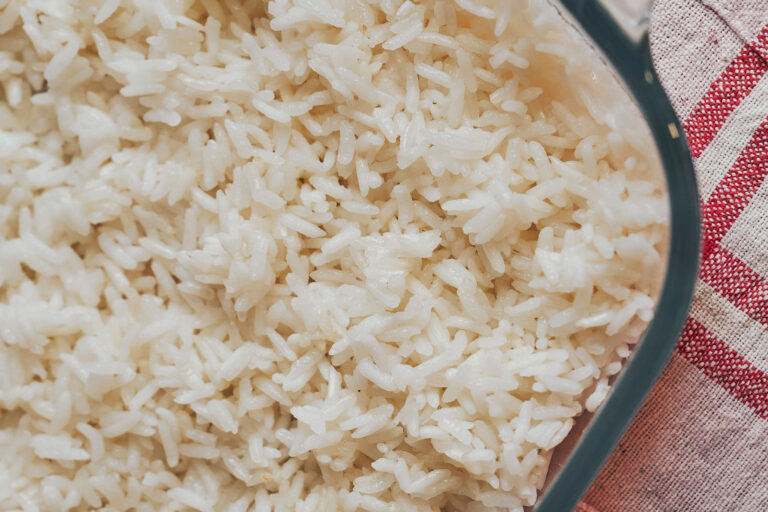Oven Baked Rice (Easy, Fluffy, No Stirring)