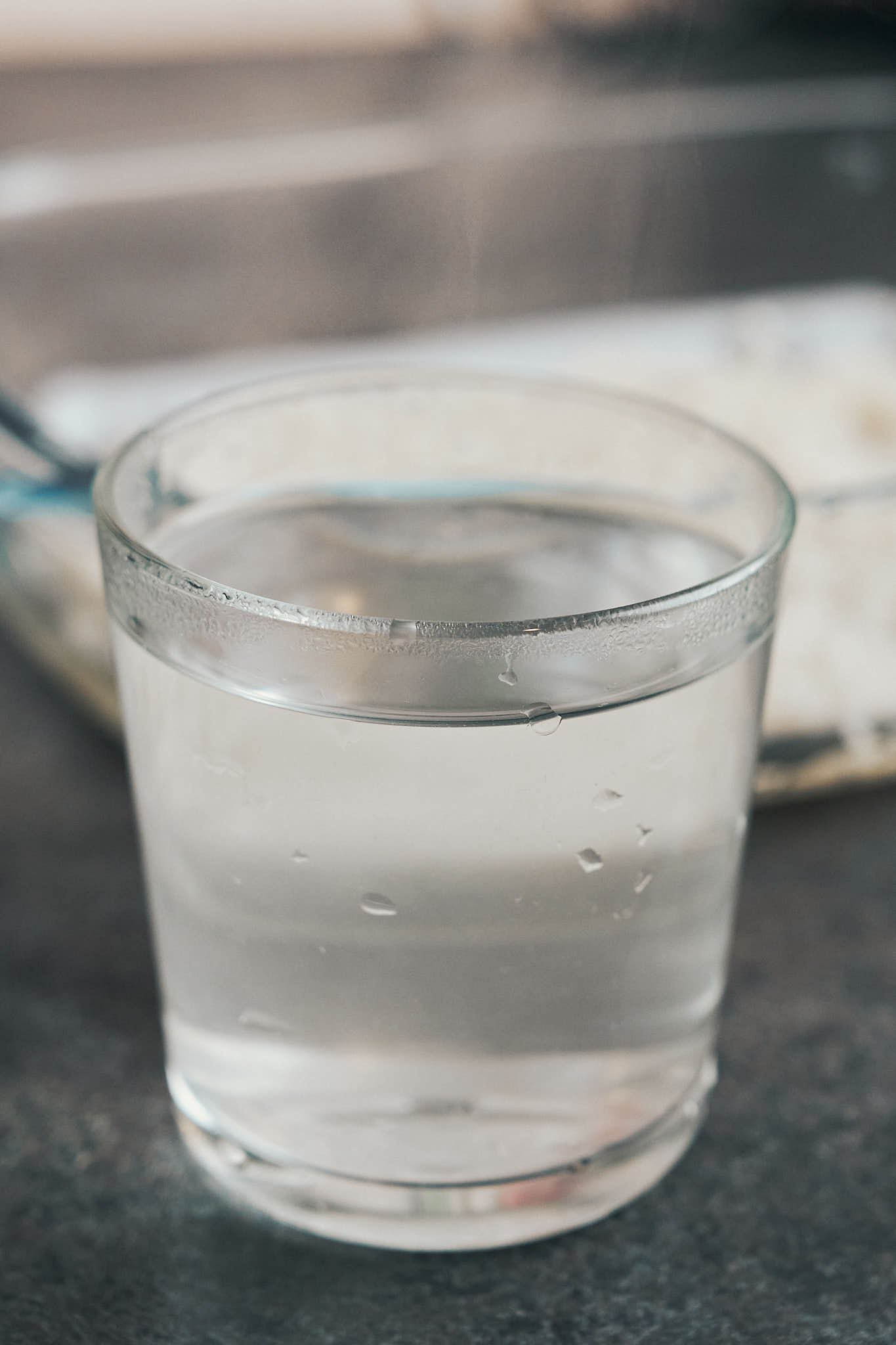 adding water to rice before baking