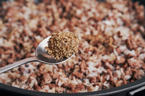 dried oregano added to the skillet for that classic cozy flavor