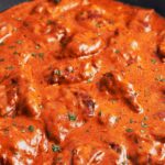 creamy paprika chicken in a rich velvety sauce for a cozy homemade dinner
