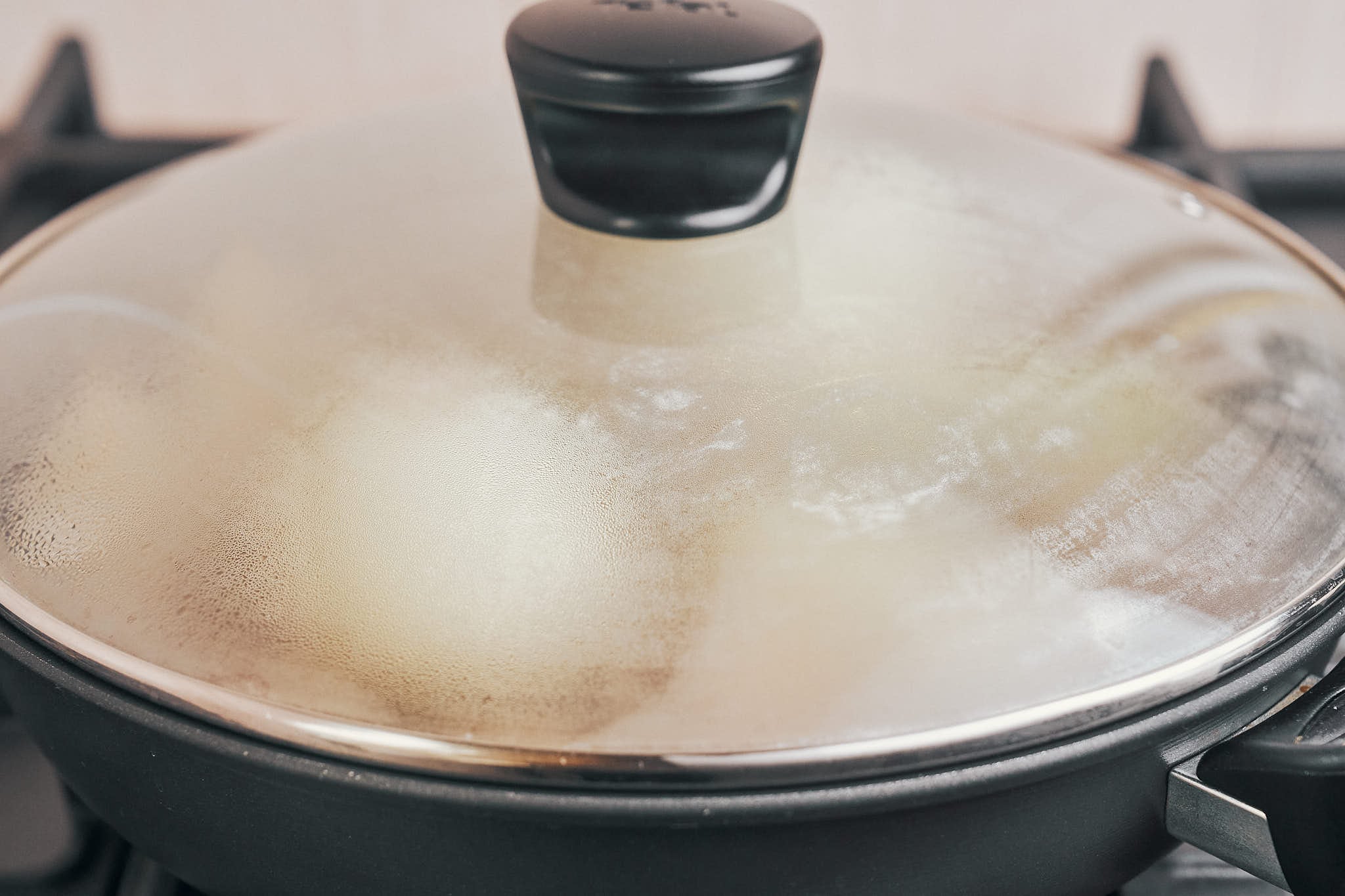 stew simmering under the lid to make the beef tender